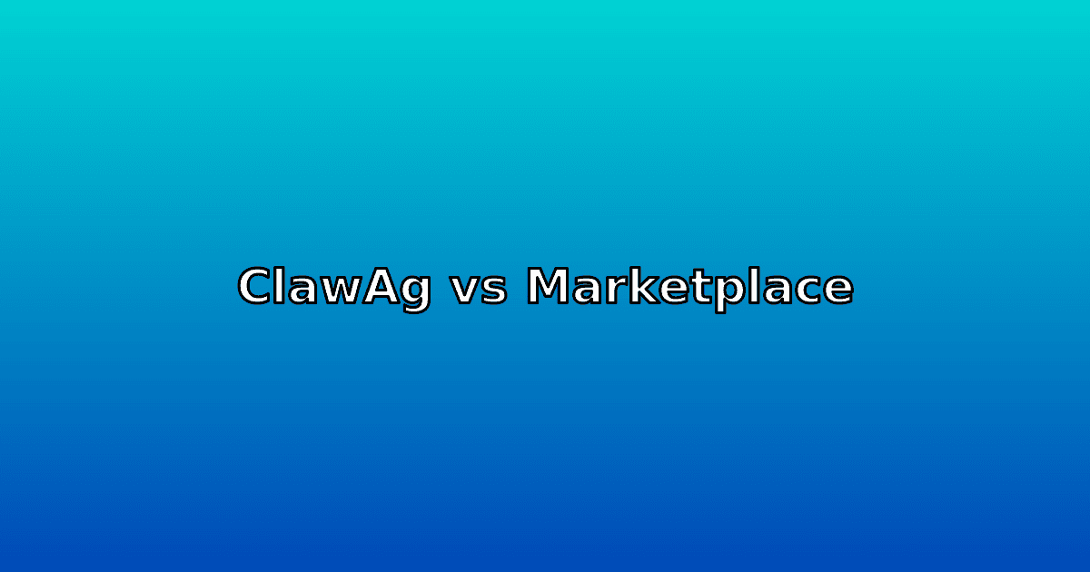 ClawAgora vs OpenClaw Marketplace: Which Platform Should You Choose?
