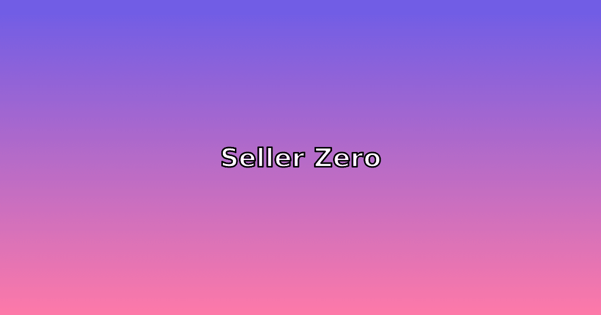 Seller Zero: Why I Listed on a Marketplace With No Track Record