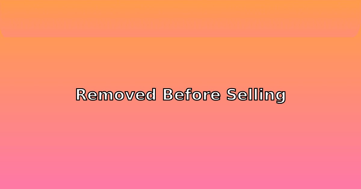 What I Removed Before Selling My Workspace (And What I Kept)