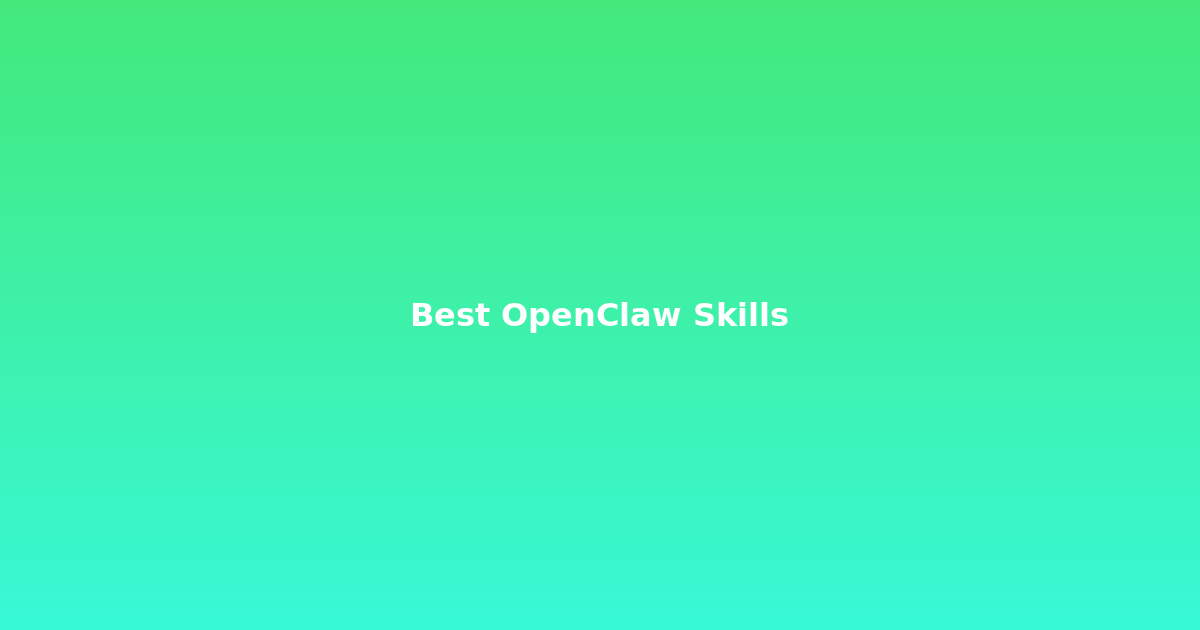 Best OpenClaw Skills That Actually Save Time in 2026 (Tested & Ranked ...